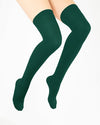 Green Thigh-High Tights for Women