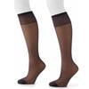 3 Pairs Gentle Brown Sheer Toe Knee High Stockings(sold out)