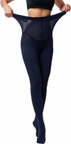 Women&#39;s Navy Blue Opaque Tights