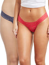 2-Pack Women&#39;s Fashionable Thong Panties