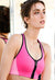 BODY Peach Front Zipper Fitness Sports Bra