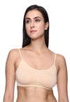 &quot;Comfort&quot; Beige Thin Straps Sports Bra