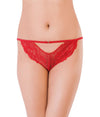 Beautiful Lace Red Women&#39;s Cheekies ( Pack of 1 )