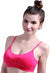 Cool Magenta Comfy Medium Impact Sports Bra And Free Boyshort