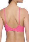 &quot;Hushh&quot; Magenta Comfy Plus Size Regular Use Bra