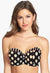 Ladies Ideal Polka Dot Padded Underwired Strapless Bra