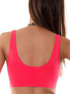 Red High Impact Seamless Sports Bra