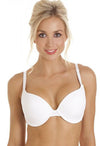 Seamless White Push Up Bra By Hushh