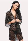 Soft &amp; Lightweight Transparent Lace Robe