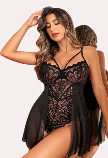 Intimate Black Babydoll Nightwear