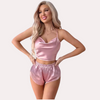 Luxury Silk Camisole &amp; Shorts Set