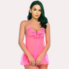 Sheer Lace Babydoll with Matching G-string