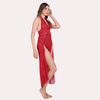 Graceful Long Sheer Nightdress for Women