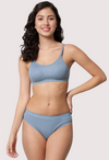 Wire-Free Women&#39;s Sports Bra Panty Set