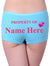 ♥Property Of Named Customize Cotton Boyshort Panty