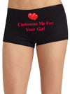 Cozy Waistband Boyshort- Customize For Your Girl