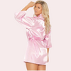 Women&#39;s Silk Robe for Intimate Nights &amp; Daywear Glam