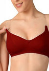 Daily wear maroon comfort bra ( PK Of 2)