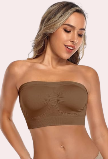 2-Pack of Non-Padded Strapless Tube Bras