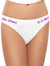 Mrs. New Name Hot Purple Print Cotton Bikini Panty